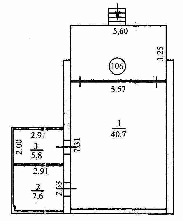 1-комнатная 54.1 м² в Апарт-комплекс Petrovets от 11 150 грн/м², пгт Лазурное