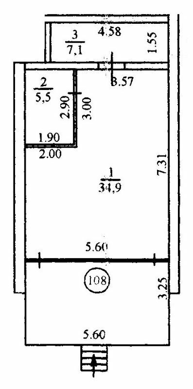 1-комнатная 47.5 м² в Апарт-комплекс Petrovets от 11 150 грн/м², пгт Лазурное