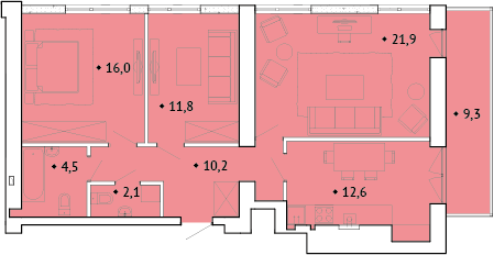3-комнатная 82 м² в ЖК Spectrum от 14 650 грн/м², Ровно