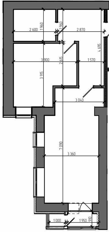 1-комнатная 52.19 м² в ЖК Театральний от 22 000 грн/м², Ровно