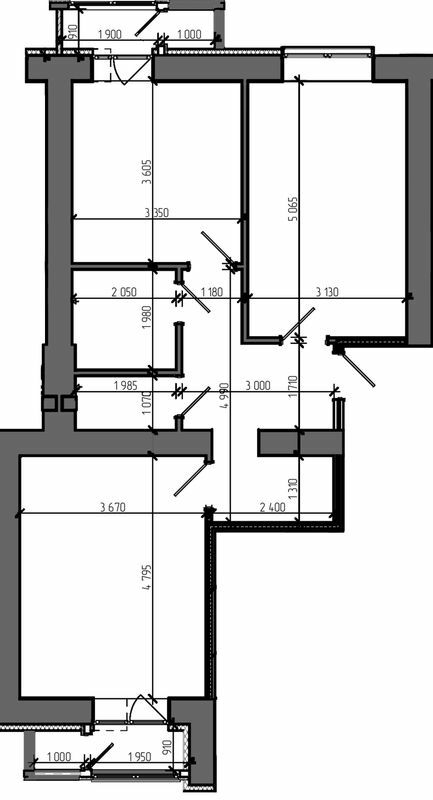 2-кімнатна 63.23 м² в ЖК Театральний від 22 000 грн/м², Рівне