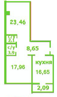 2-кімнатна 74.84 м² в ЖК на вул. Жабинського, 2Д, 2В, 2Г, 2Е від 10 500 грн/м², Чернігів