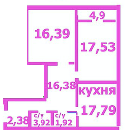 2-кімнатна 78.8 м² в ЖК на вул. Жабинського, 2Д, 2В, 2Г, 2Е від 10 500 грн/м², Чернігів