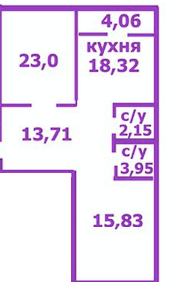 2-кімнатна 78.99 м² в ЖК на вул. Жабинського, 2Д, 2В, 2Г, 2Е від 10 500 грн/м², Чернігів