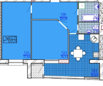 2-кімнатна 65.24 м² в ЖК Амстердам від 15 700 грн/м², Хмельницький