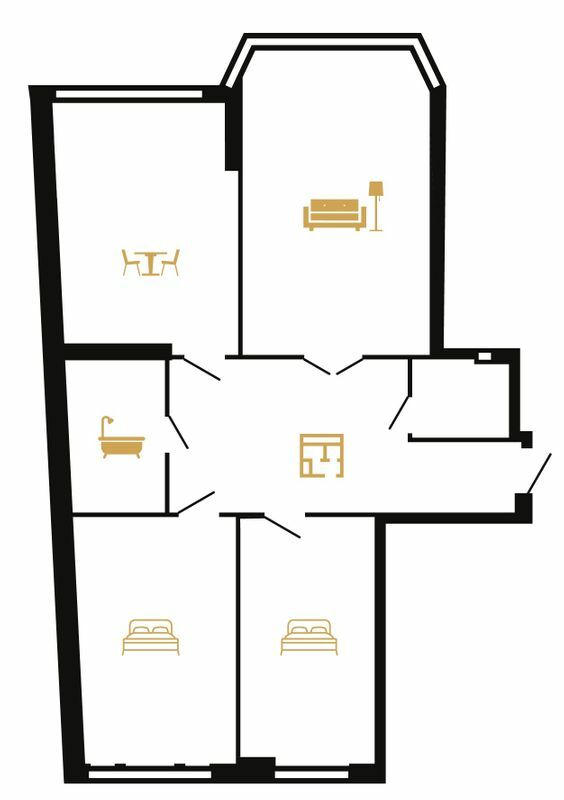 3-комнатная 120 м² в ЖК Royal Hall от 35 850 грн/м², Ивано-Франковск