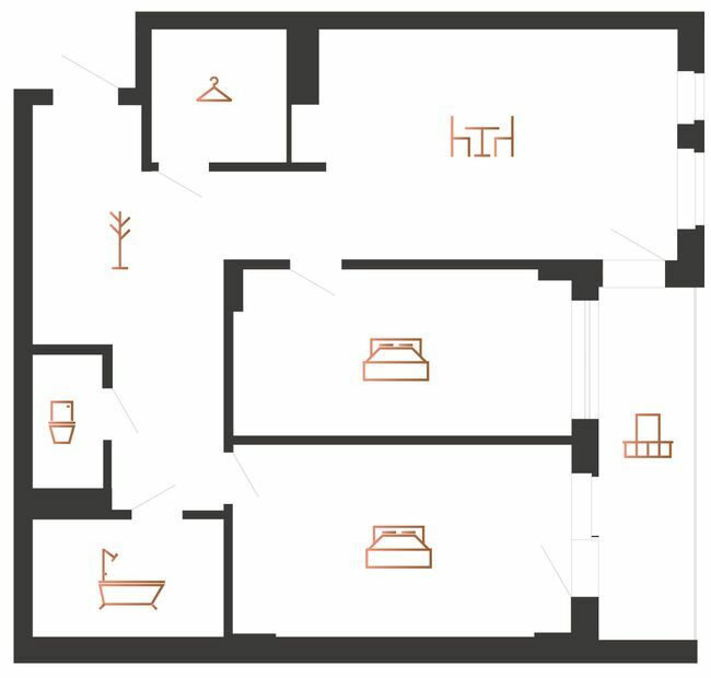 3-кімнатна 80 м² в ЖК Авторський від 20 500 грн/м², Івано-Франківськ