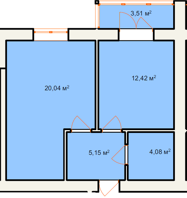 1-кімнатна 45.2 м² в ЖК Сонячний від 10 650 грн/м², м. Калуш