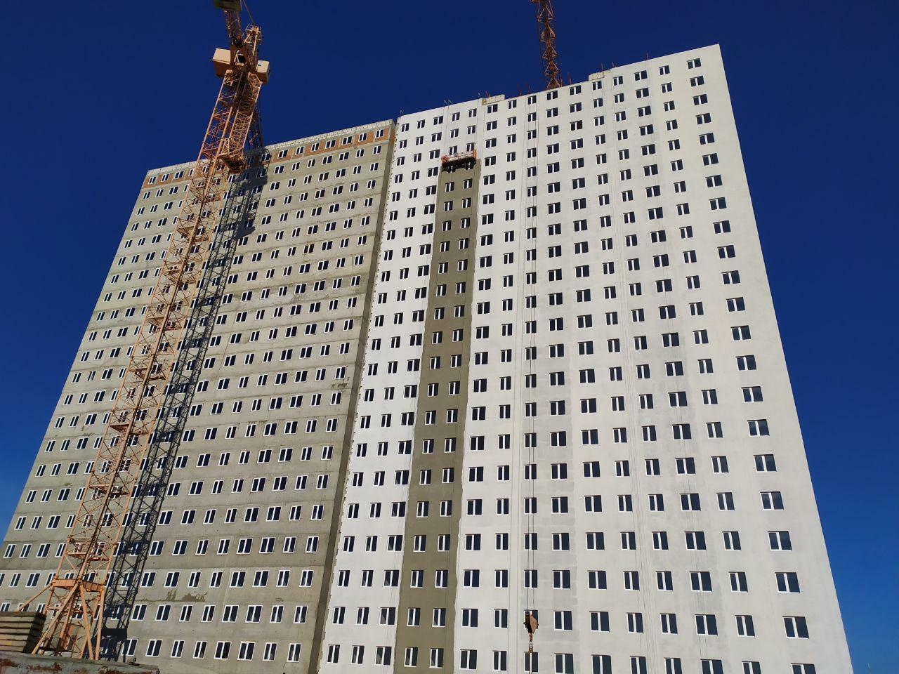 Ход строительства ЖК Лузановский Парк, фев, 2020 год