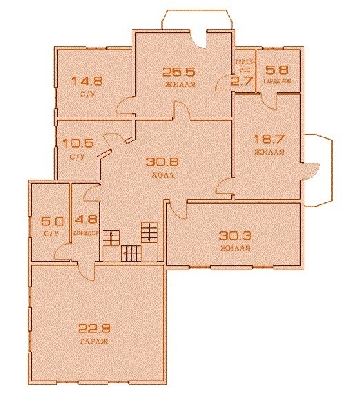 Котедж 393 м² в КМ Гуровщина від 11 959 грн/м², с. Буча