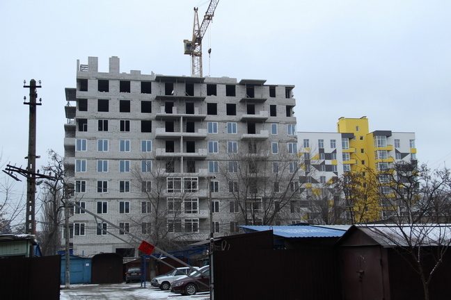 Ход строительства ЖК Хмельницкий, янв, 2020 год