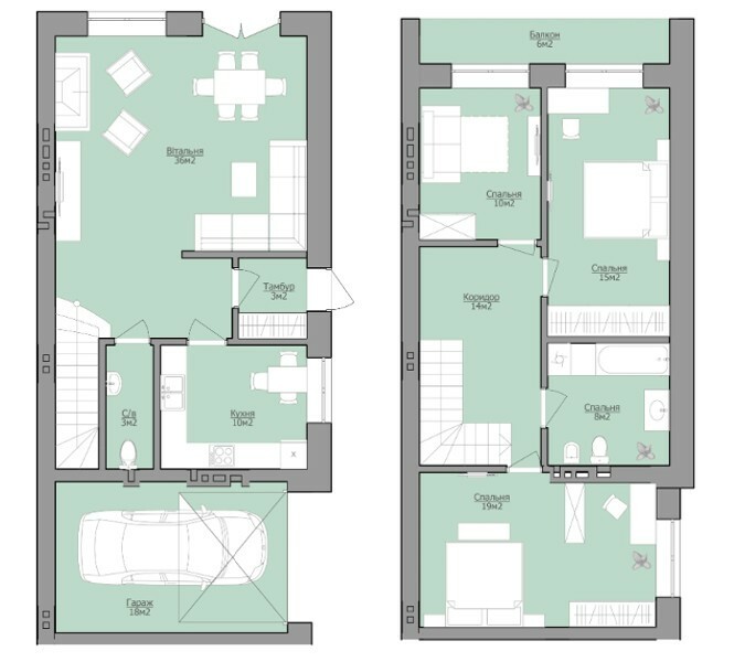 Квадрекс 140 м² в КМ Bruhsell від 16 643 грн/м², с. Брюховичі