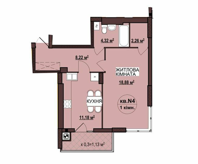 1-комнатная 45.99 м² в ЖК Старый Сихов от застройщика, Львов