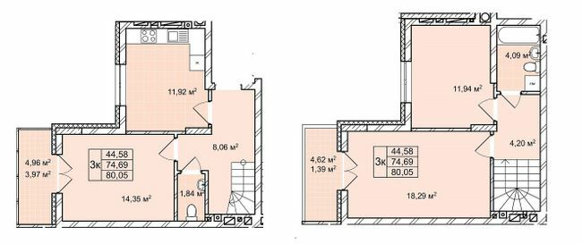 Двухуровневая 80.05 м² в ЖК Софиевка от 22 000 грн/м², Львов