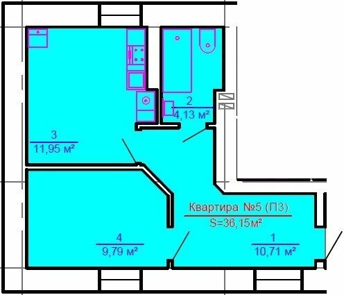 1-комнатная 36.15 м² в ЖК Австрійська Садиба от застройщика, г. Рава-Русская