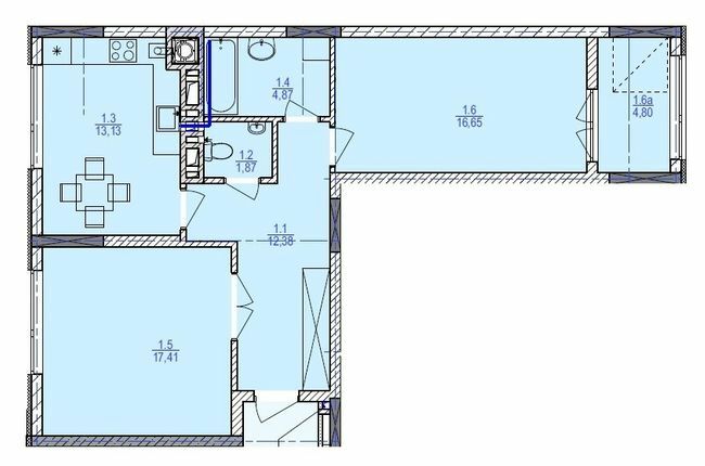 2-кімнатна 70.15 м² в ЖК Garant City від 24 000 грн/м², м. Трускавець