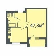 1-кімнатна 47.3 м² в ЖК Версаль від 24 600 грн/м², м. Трускавець