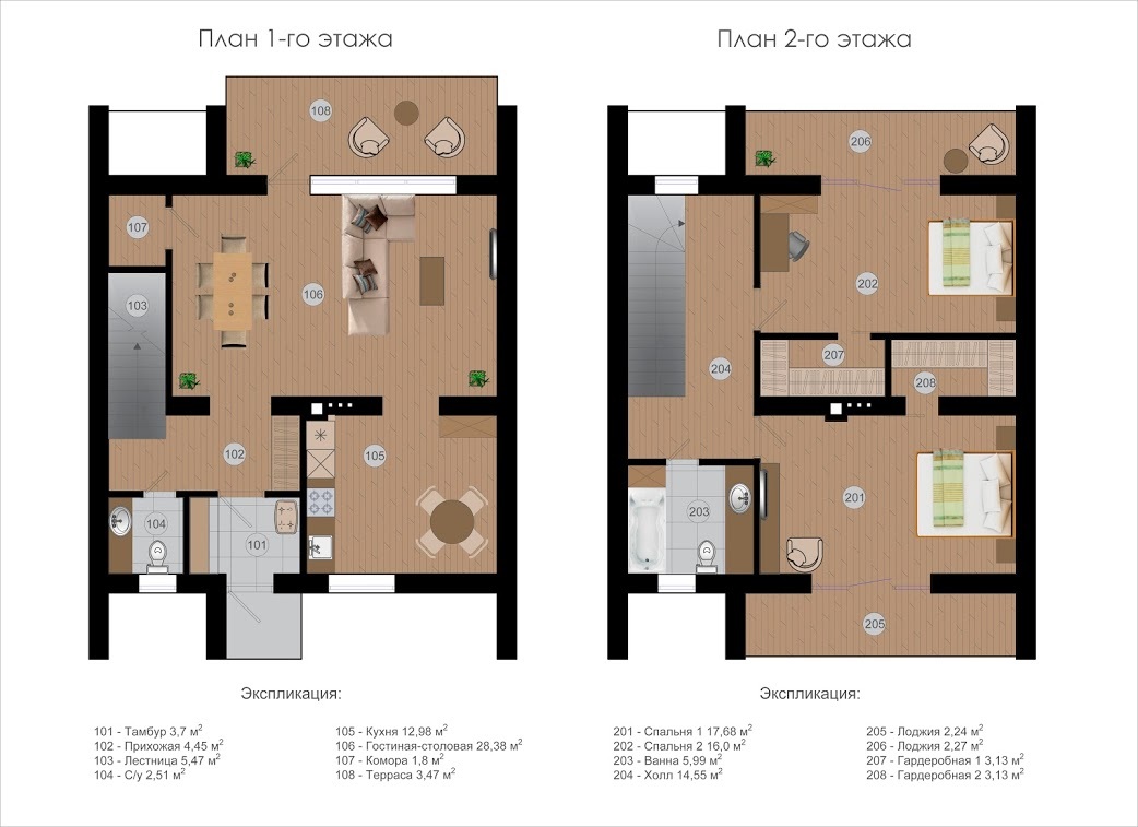 Таунхаус 120 м² в Таунхаус Садовий від 21 583 грн/м², смт Обухівка