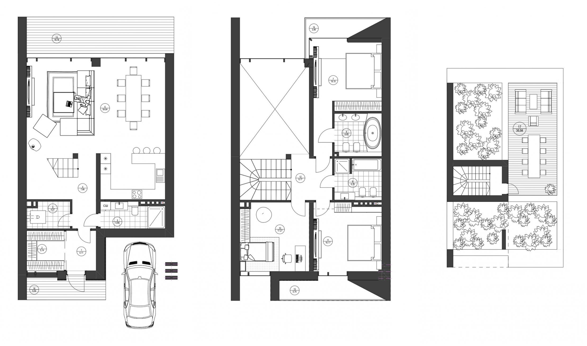 Коттедж 175 м² в КП KyivSea от 45 771 грн/м², с. Лебедевка