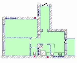 2-комнатная 65 м² в ЖК на ул. Университетская от 11 100 грн/м², г. Мелитополь