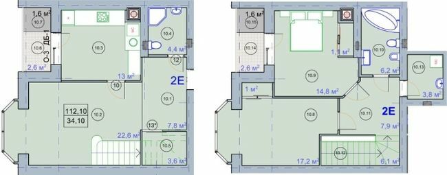 Двухуровневая 112.1 м² в ЖК на ул. Первомайская, 7 от 19 600 грн/м², г. Бердянск