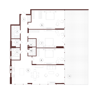 3-кімнатна 203.16 м² в ЖК Obolon Plaza від забудовника, Київ