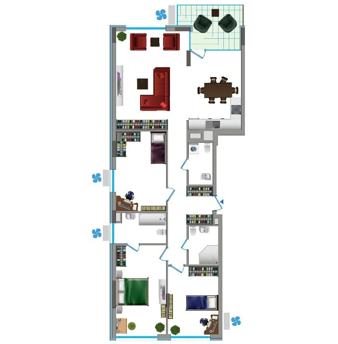 3-кімнатна 140.56 м² в ЖК Зарічний від 21 600 грн/м², Київ