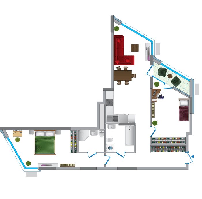 2-комнатная 100.57 м² в ЖК Заречный от 21 700 грн/м², Киев