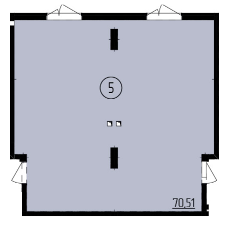 Офис 70.51 м² в ЖК Praga-2 от застройщика, Киев