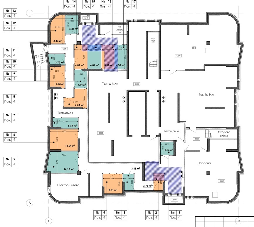 Торговое помещение 8.31 м² в ЖК Каховская от 17 500 грн/м², Киев