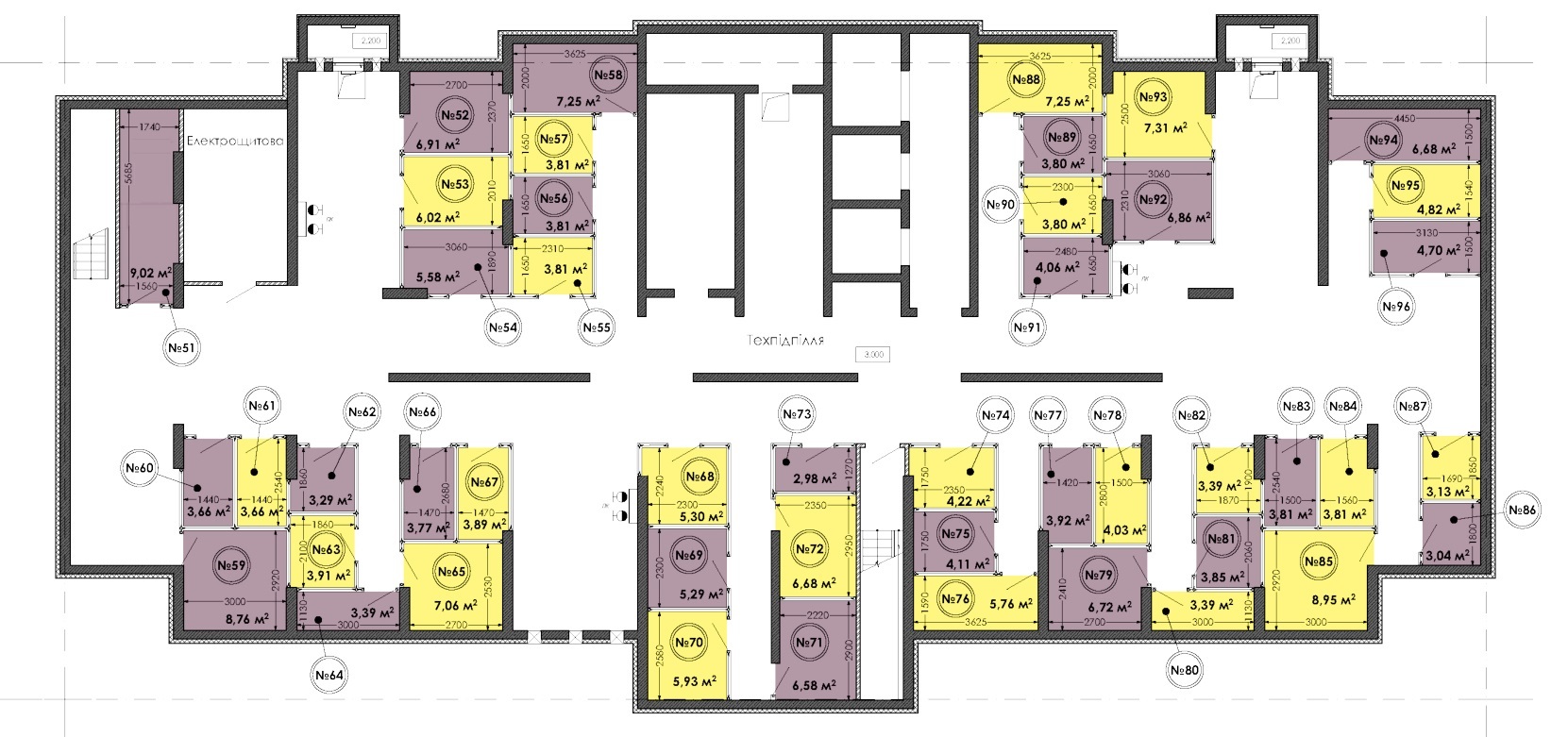 Кладовая 6.72 м² в ЖК Медовый от застройщика, Киев