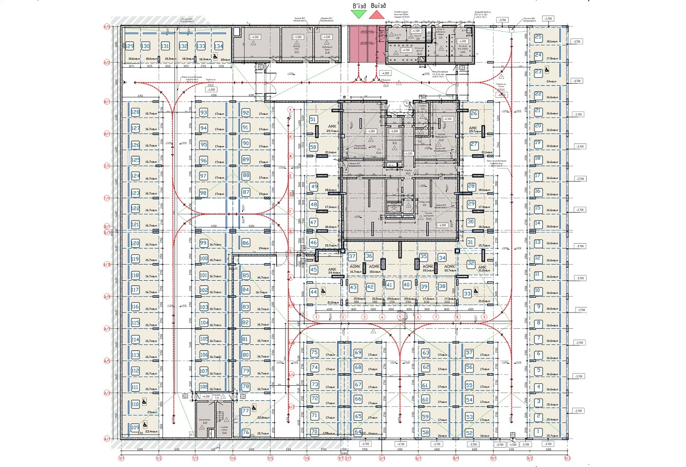 Машиномісце 15.7 м² в ЖК Медовий від забудовника, Київ