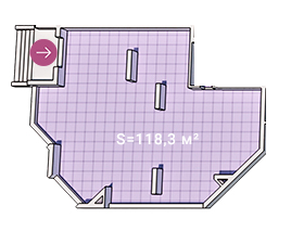 Помещение свободного назначения 118.3 м² в ЖК Сяйво 2 от застройщика, г. Ирпень