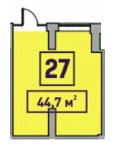 Помещение свободного назначения 44.7 м² в ЖК Центральный-Премиум от 38 430 грн/м², г. Ирпень