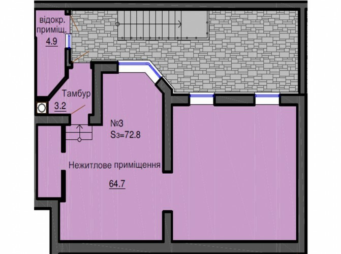 Приміщення вільного призначення 72.8 м² в ЖК Софія Резіденс від забудовника, с. Софіївська Борщагівка