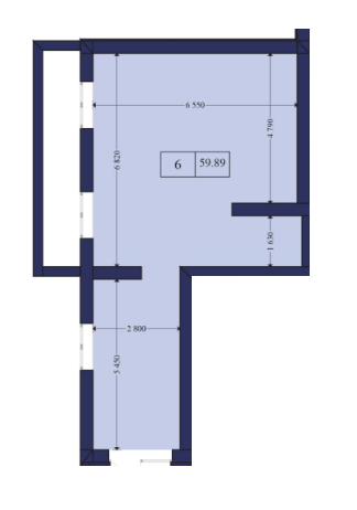 Помещение свободного назначения 59.89 м² в ЖК Эмоция от 25 000 грн/м², с. Хотов