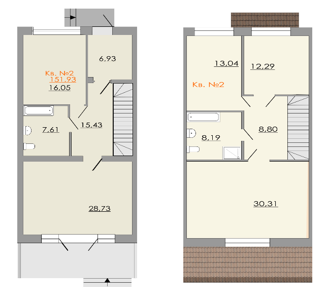 Таунхаус 151.93 м² в Таунхаусы Европейский квартал от 14 283 грн/м², Житомир