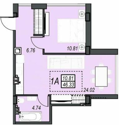 1-комнатная 46.33 м² в ЖК Sunrise City от 19 450 грн/м², г. Черноморск