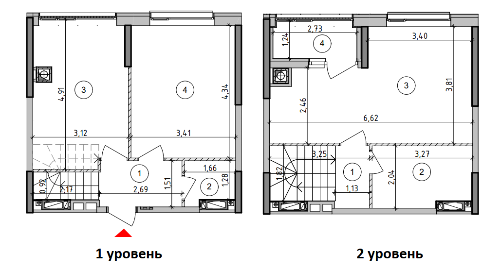 Дворівнева 67.3 м² в ЖК Оптимісто від 18 000 грн/м², с. Гатне