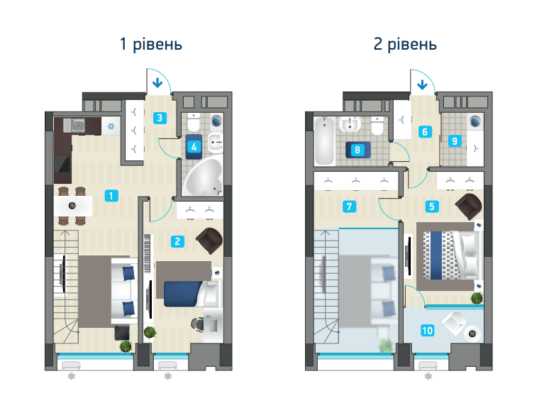 Двухуровневая 83.51 м² в ЖК Славутич от 27 150 грн/м², Киев