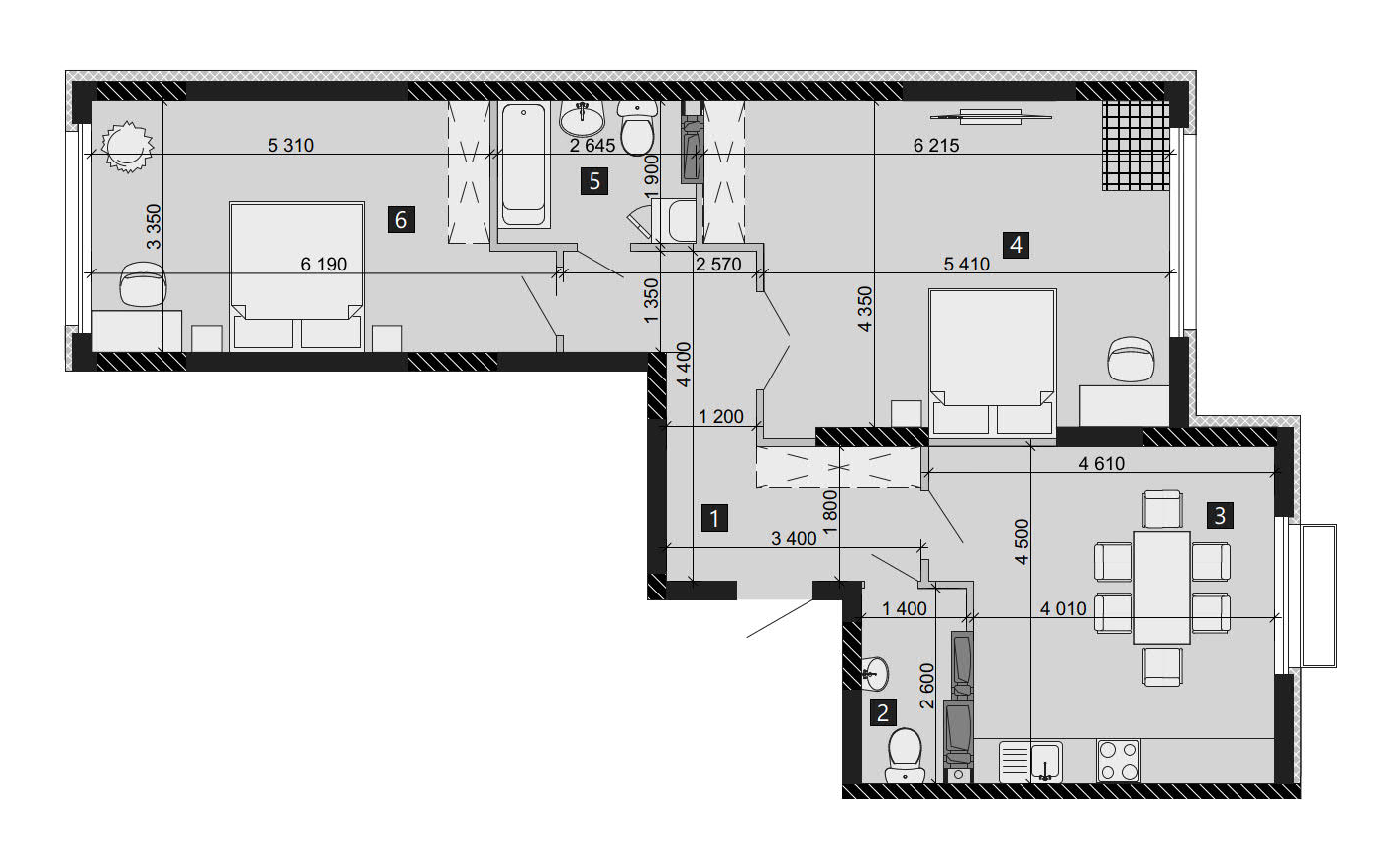 2-кімнатна 81.62 м² в ЖК LIKO-GRAD Perfect Town від 33 000 грн/м², Київ