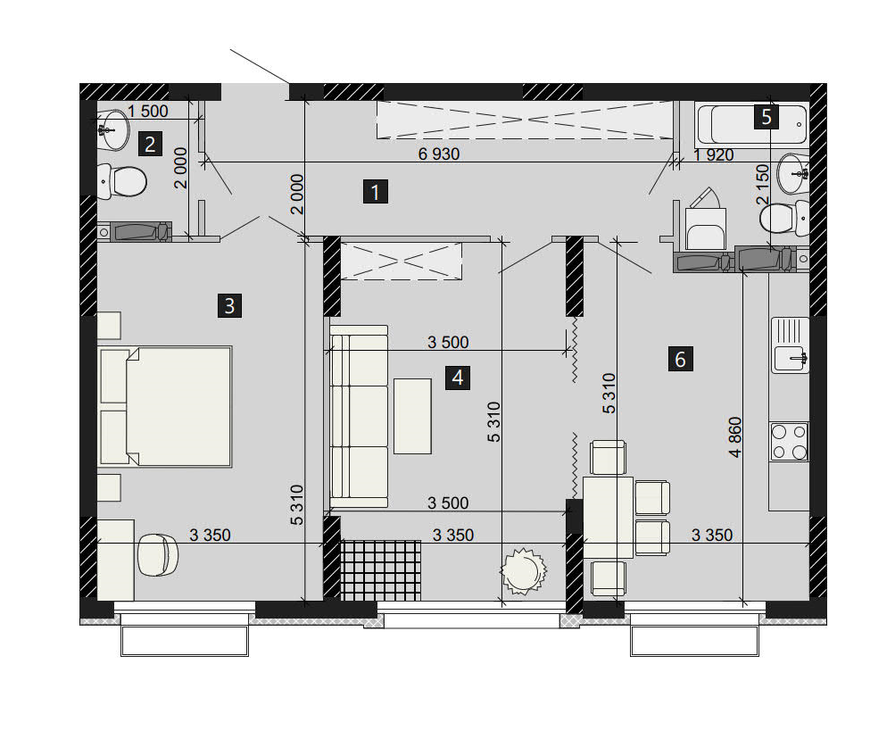 2-кімнатна 73.46 м² в ЖК LIKO-GRAD Perfect Town від 33 000 грн/м², Київ