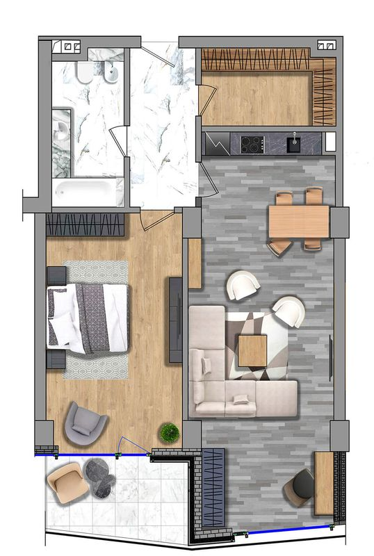 1-комнатная 81 м² в ЖК Aston Hall от 141 950 грн/м², Одесса