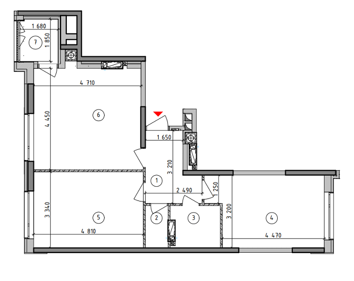 2-кімнатна 67.82 м² в ЖК Оптимісто від 27 000 грн/м², с. Гатне