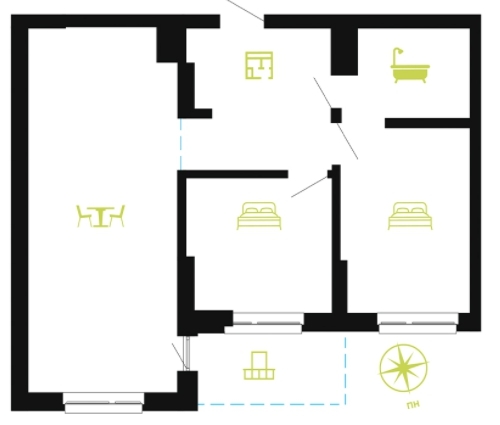 3-комнатная 68 м² в ЖК Main House от 19 500 грн/м², Ивано-Франковск