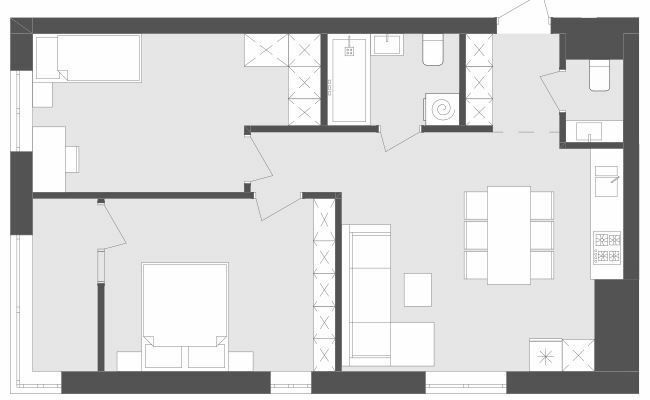 2-комнатная 63.3 м² в ЖК Avalon Flex от 22 500 грн/м², Львов