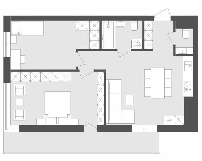 2-комнатная 67.29 м² в ЖК Avalon Flex от 25 000 грн/м², Львов