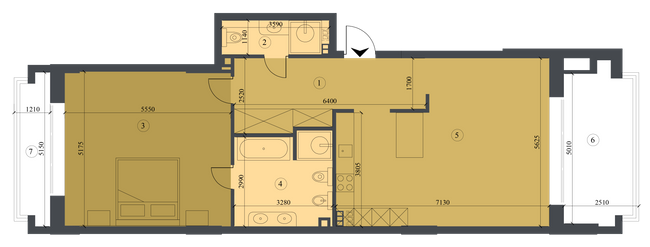 Вільне планування 108.33 м² в КБ Liberty Residence від 55 050 грн/м², Київ