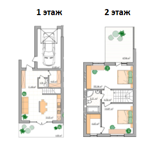 Таунхаус 122.62 м² в Таунхауси Ivory від 13 293 грн/м², Рівне