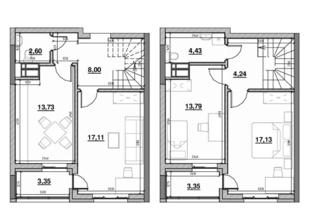 Двухуровневая 86.42 м² в ЖК Львовская Площадь от 51 506 грн/м², Киев